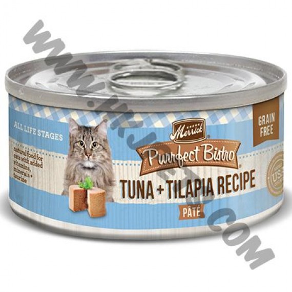 Merrick 無穀物貓罐頭 Tuna+Tilapia Recipe (5.5安士)