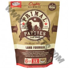 Primal 狗狗 Patties 冰鮮肉餅 鮮羊肉配方 (6磅)