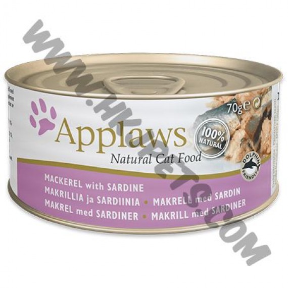 Applaws 貓罐頭 鯖魚加沙丁魚 (70克)