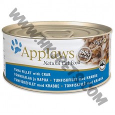Applaws 貓罐頭 吞拿魚加蟹 (70克)