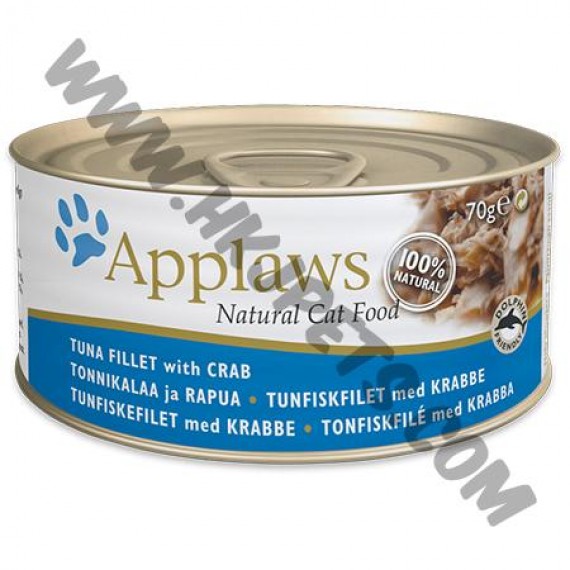 Applaws 貓罐頭 吞拿魚加蟹 (70克)