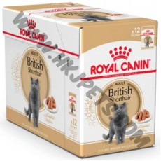 Royal Canin 貓袋裝濕糧 精煮肉汁系列 英國短毛貓配方 (85克)