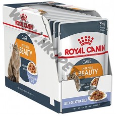 Royal Canin 貓袋裝濕糧 秘製啫喱系列 美毛配方 (85克)