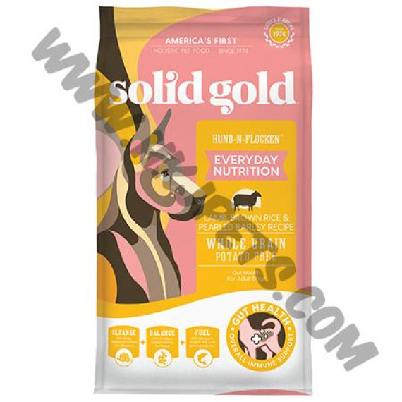 Solid Gold 成犬乾狗糧 羊肉配方 (001，4磅)