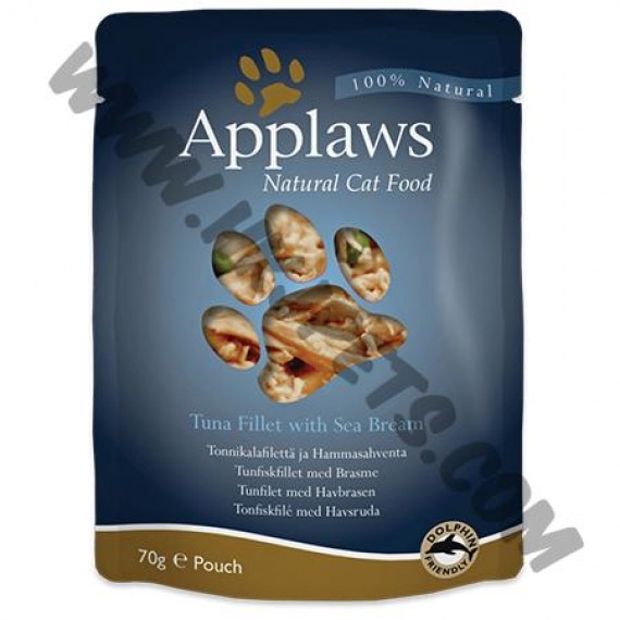 Applaws 貓餐包 吞拿魚加鯛魚 (70克)