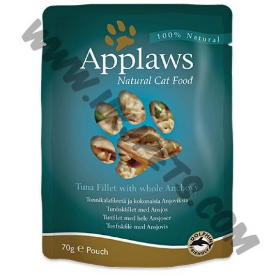 Applaws 貓餐包 吞拿魚加鯷魚 (70克)