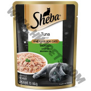Sheba 貓貓 袋裝 鮪魚(吞拿魚)口味 (綠，70克)