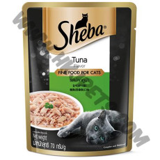Sheba 貓貓 袋裝 鮪魚(吞拿魚)口味 (綠，70克)