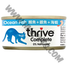 Thrive 脆樂芙 貓貓主食罐 鯖魚+銀魚+海蝦配方 (75克)
