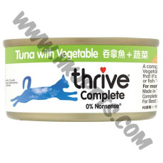 Thrive 脆樂芙 貓貓主食罐 吞拿魚+蔬菜配方 (75克)
