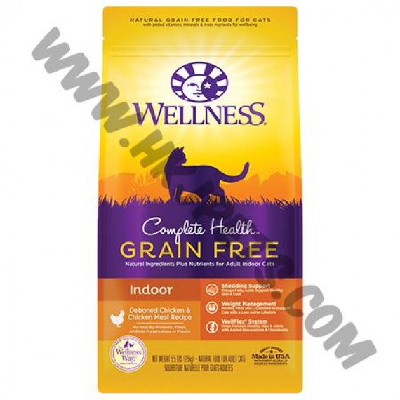 Wellness Complete Health 無穀物 室內貓 雞肉配方 (11磅8安士)