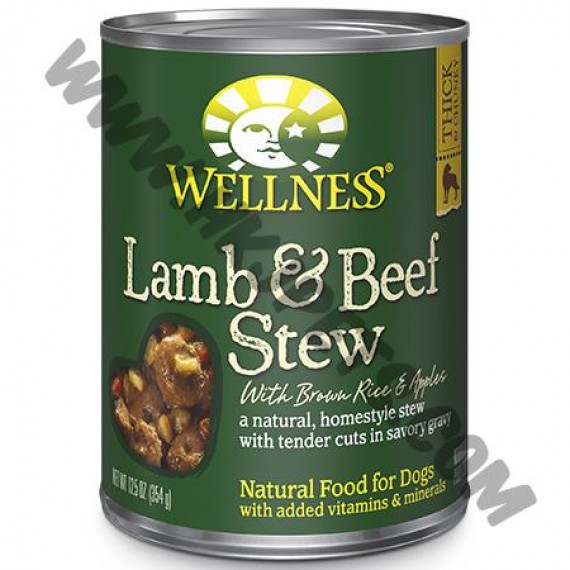 Wellness Stew 狗罐頭 羊柳燴牛腩蘋果 (12.5安士)