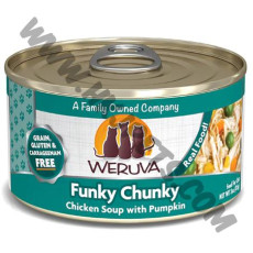 WeRuVa 極品系列 貓罐頭 Funky Chunky 無骨去皮雞，南瓜 (13，3安士)