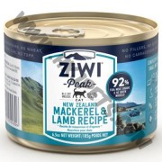 ZiwiPeak 貓料理罐頭 鯖魚及羊肉配方 (185克)