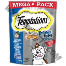 Whiskas Temptations Megapack 防牙石貓小食 去毛球 (130克)