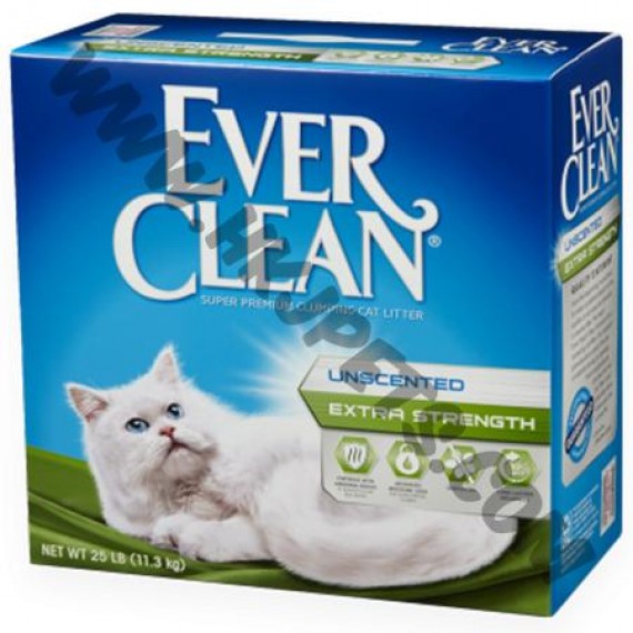 Ever Clean 貓砂 無香味特強配方 (綠色，25磅)