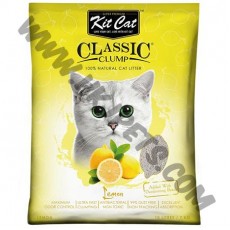 Kit Cat 天然凝結貓砂 (檸檬味，10公升)