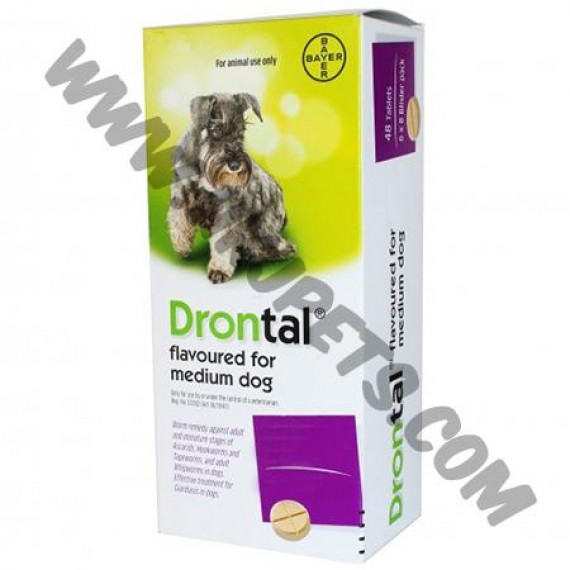 Drontal Plus 狗狗杜蟲藥 (骨頭型，10公斤)
