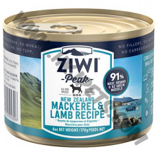 ZiwiPeak 狗料理罐頭 鯖魚及羊肉配方 (170克)