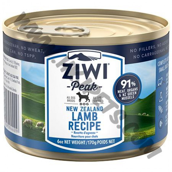 ZiwiPeak 狗料理罐頭 羊肉配方 (170克)