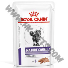 Royal Canin Prescription Diet 貓袋裝濕糧 Feline Mature Consult Balance (85克)