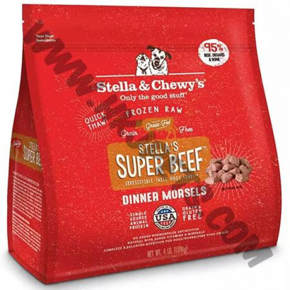 Stella & Chewy's 狗狗 冷凍生肉 Morsels 牛肉配方 (4磅)