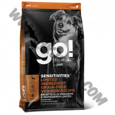 GO! Solutions 狗乾糧  Sensitivities L.I.D. 無穀物 鹿肉配方 (22磅)