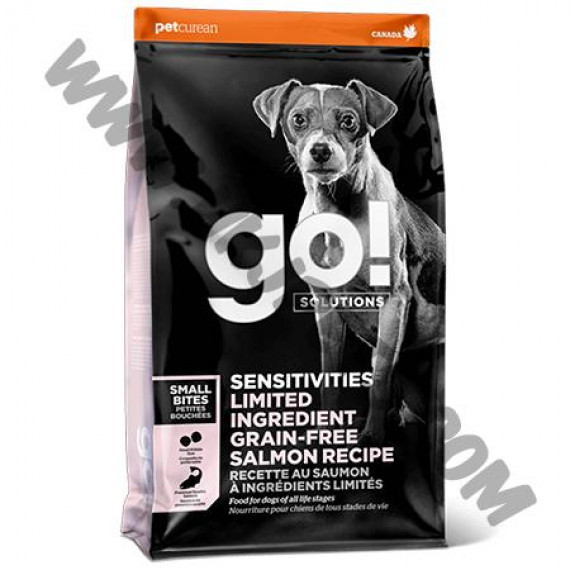 GO! Solutions 狗乾糧  Sensitivities L.I.D. 無穀物 小型犬 三文魚配方 (22磅)