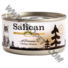 Salican 挪威森林 精選雞肉系列 貓罐 鮮雞肉配方 (慕思) (淺啡，85克)