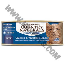 Country Naturals 貓罐 肉泥系列 雞肉加蔬菜配方 (2.8安士)