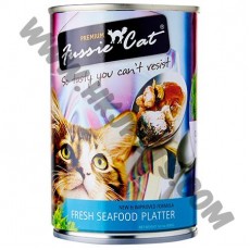 Fussie Cat 貓罐頭 純天然 海鮮味 (5，400克)