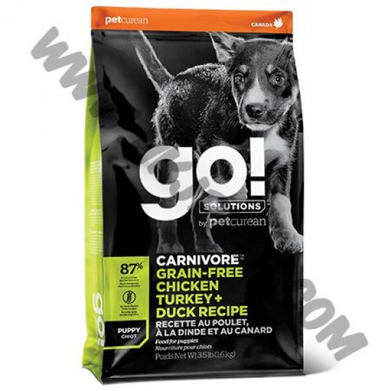 GO! Solutions 狗乾糧 Carnivore 無穀物 幼犬配方 (12磅)