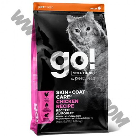 GO! Solutions 貓乾糧 Skin & Coat 雞肉配方 (8磅)